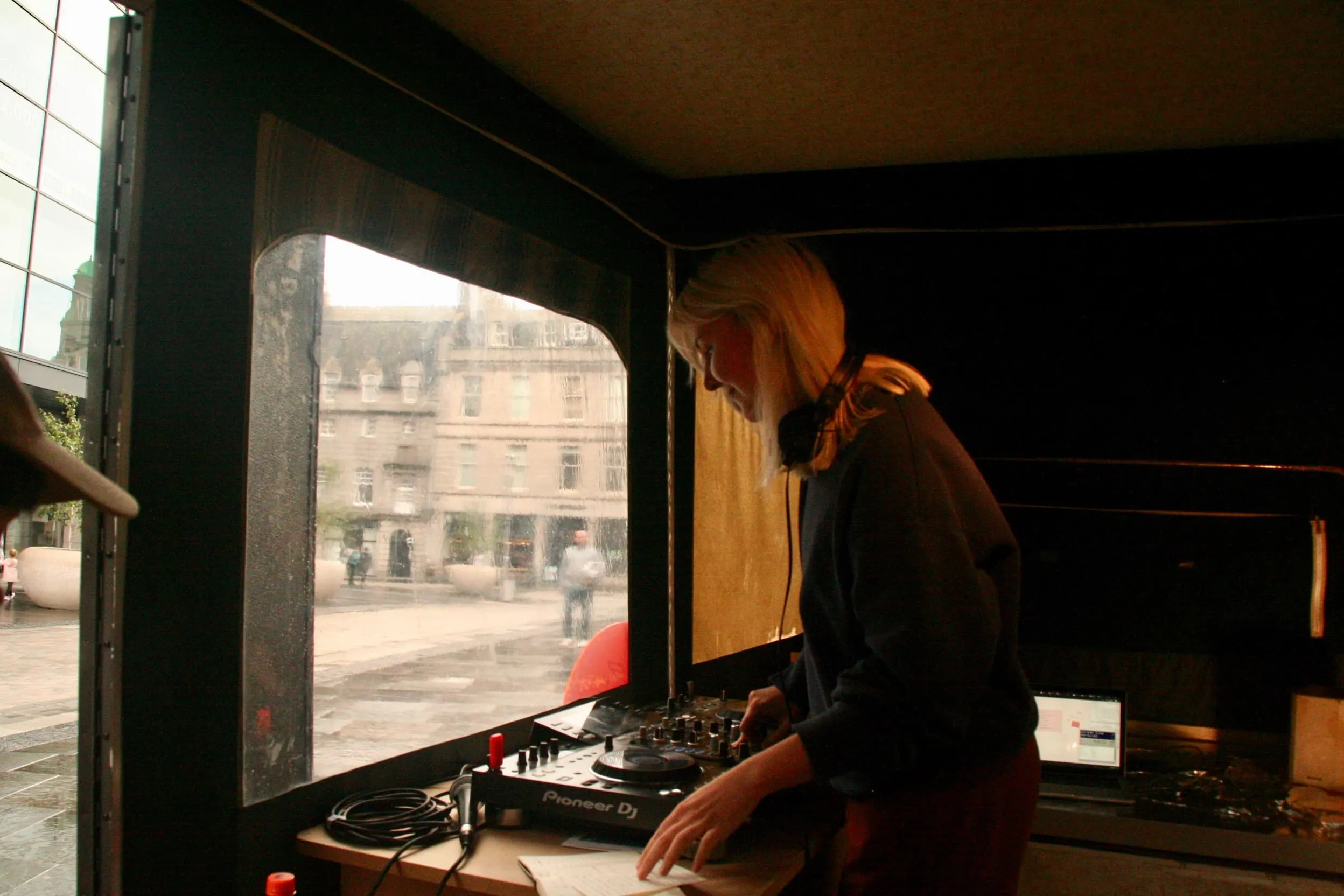 Umbra DJing for 2Day Radio's takeover of Jackie's Temple