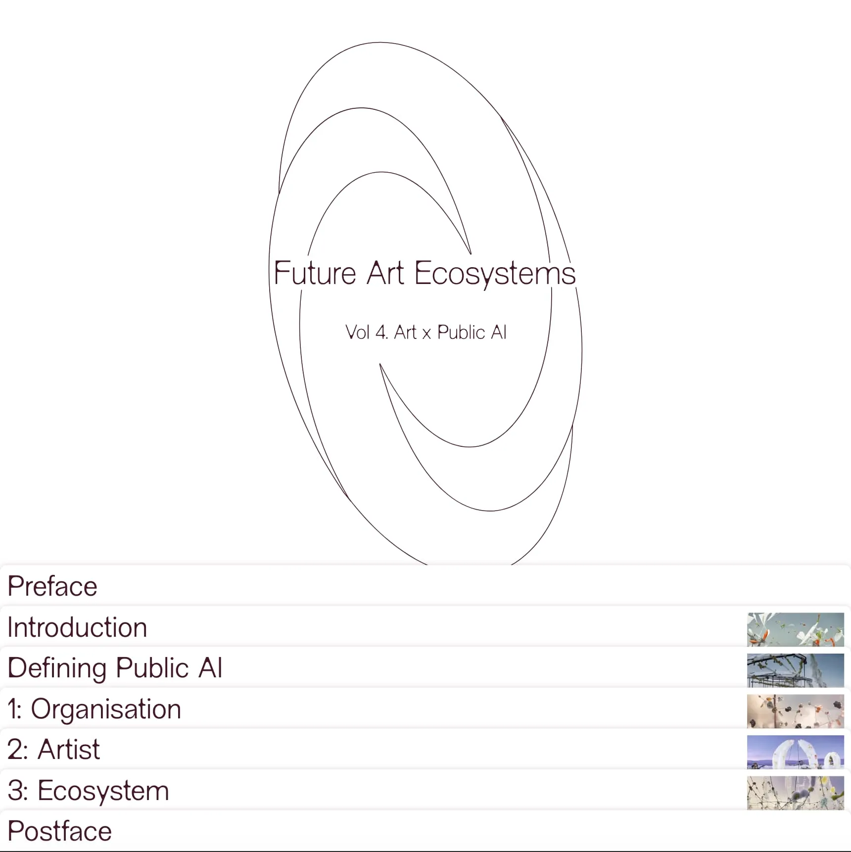 Serpentine Galleries Future Art Ecosystems 4 publication cover